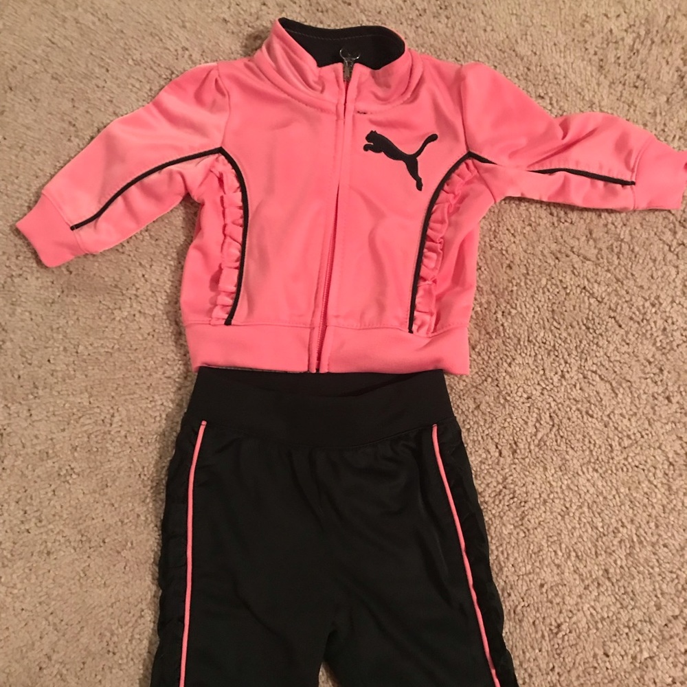 Girls Puma Track Suit